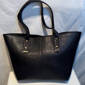 Neiman Marcus Black Leather Tote